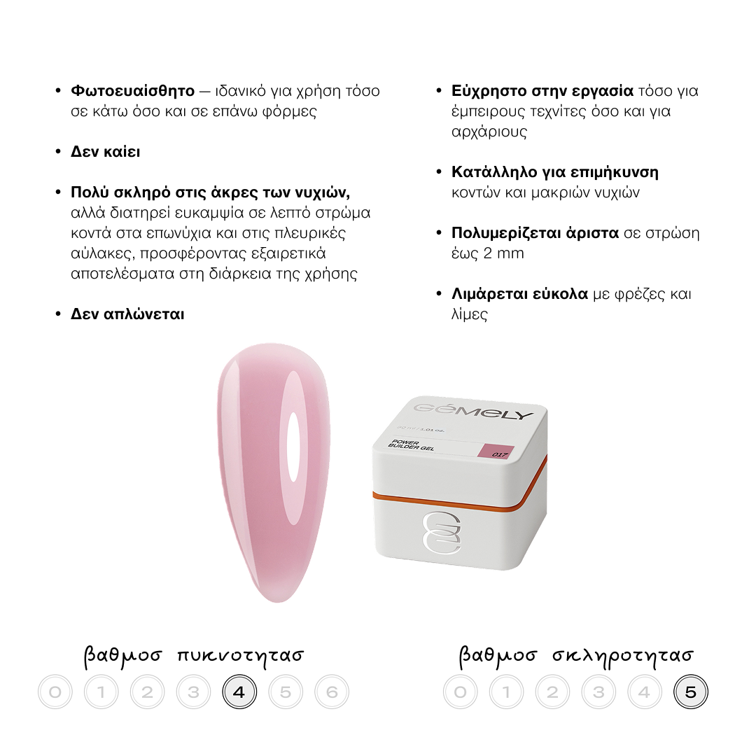 GEMELY Power builder gel 017
