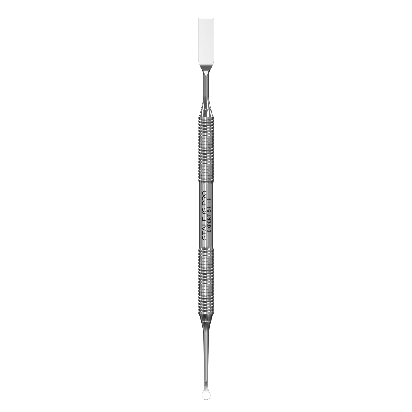Manicure pusher EXPERT 51 TYPE 1 (straight flat and loop pusher) (PE-51/1)