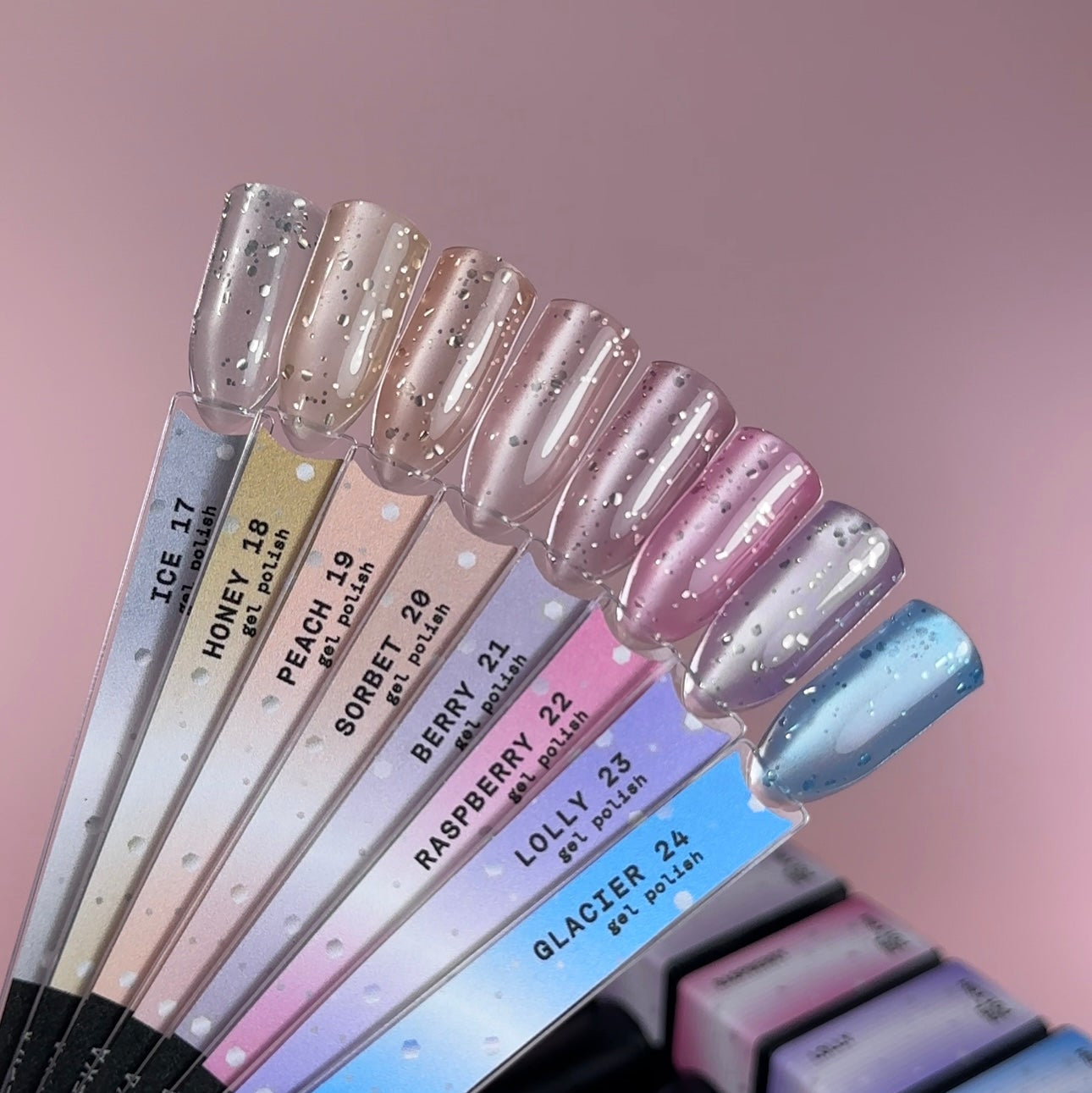 BIBLIOTEKA cat eye gel polish set DROPS №17 - 24 🐇
