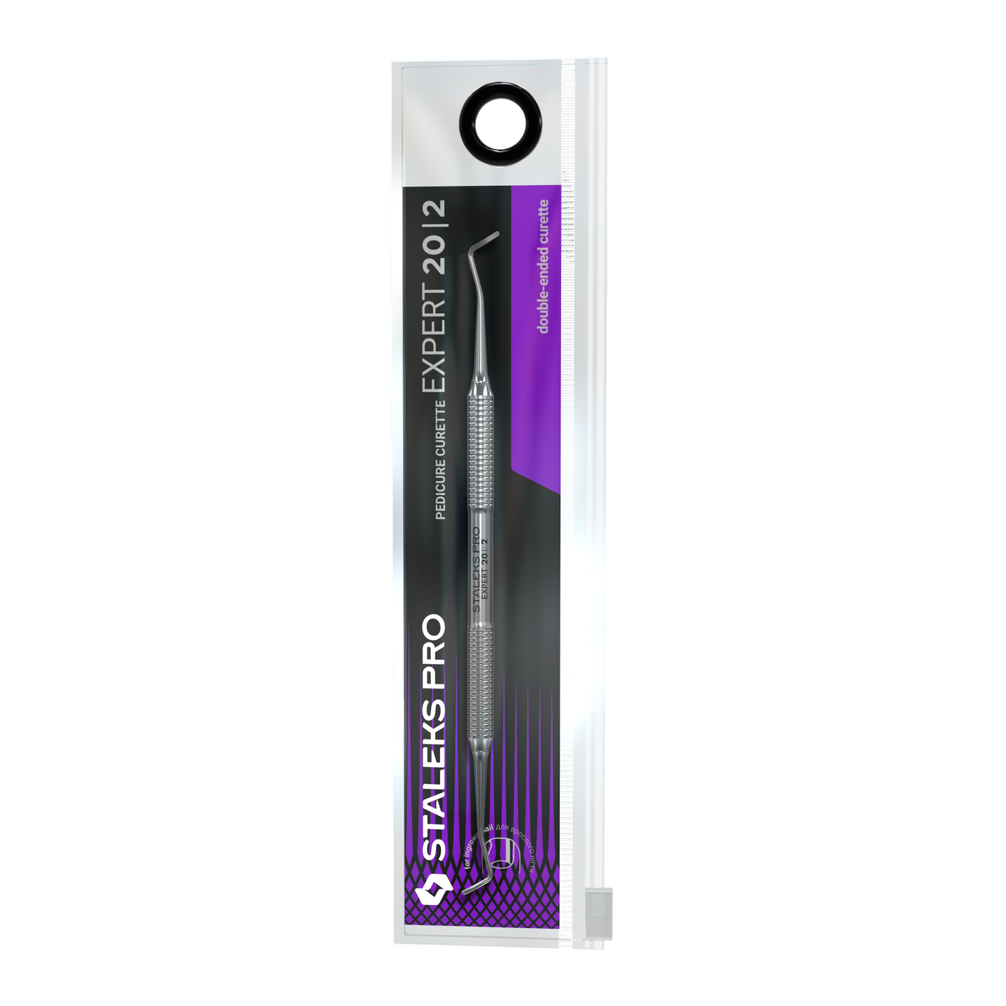 Pedicure pusher EXPERT 20 TYPE 2 (double-ended curette) (PE-20/2)