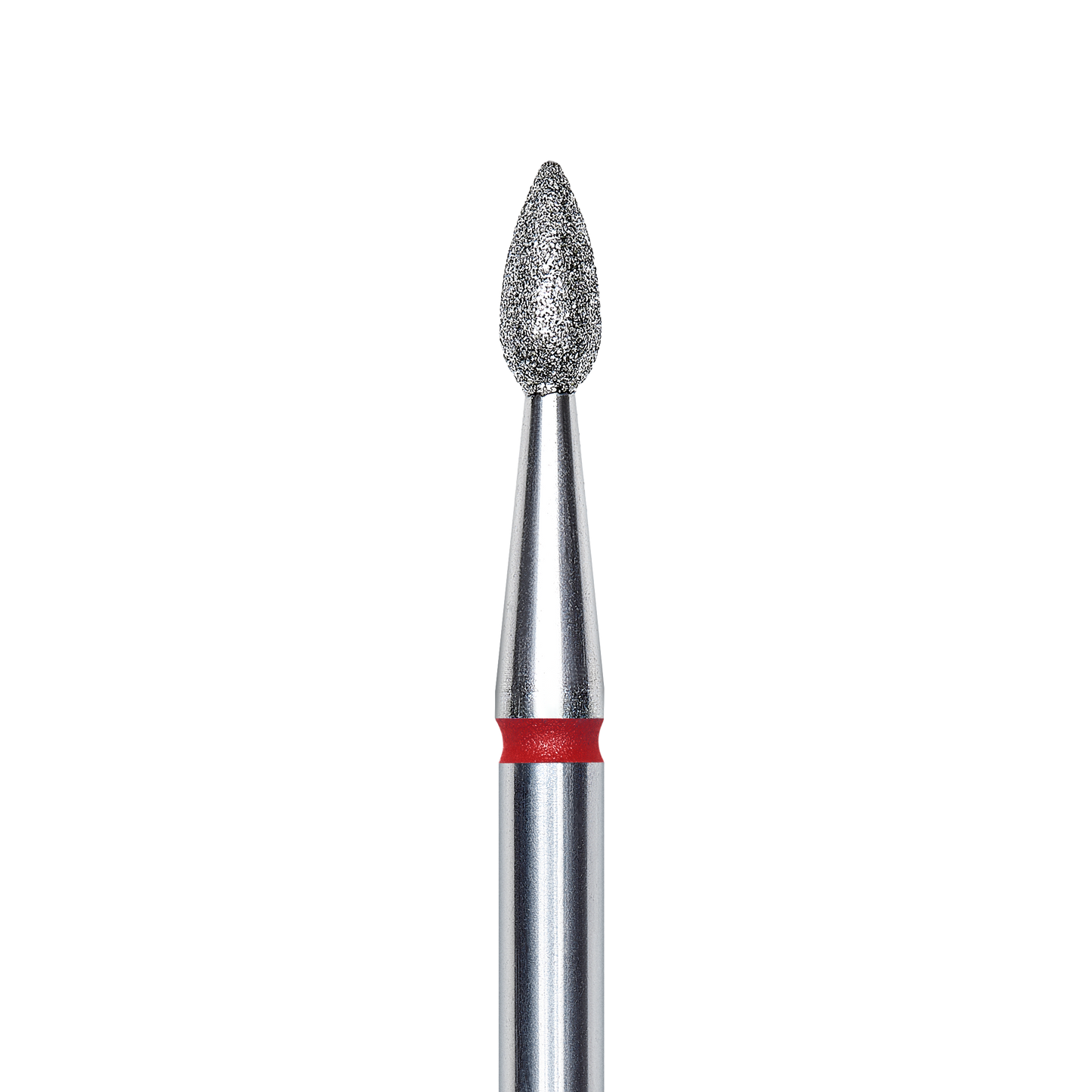 Diamond nail drill bit drop red EXPERT head diameter 2,3 mm / working part 5 mm (FA40R023/5)