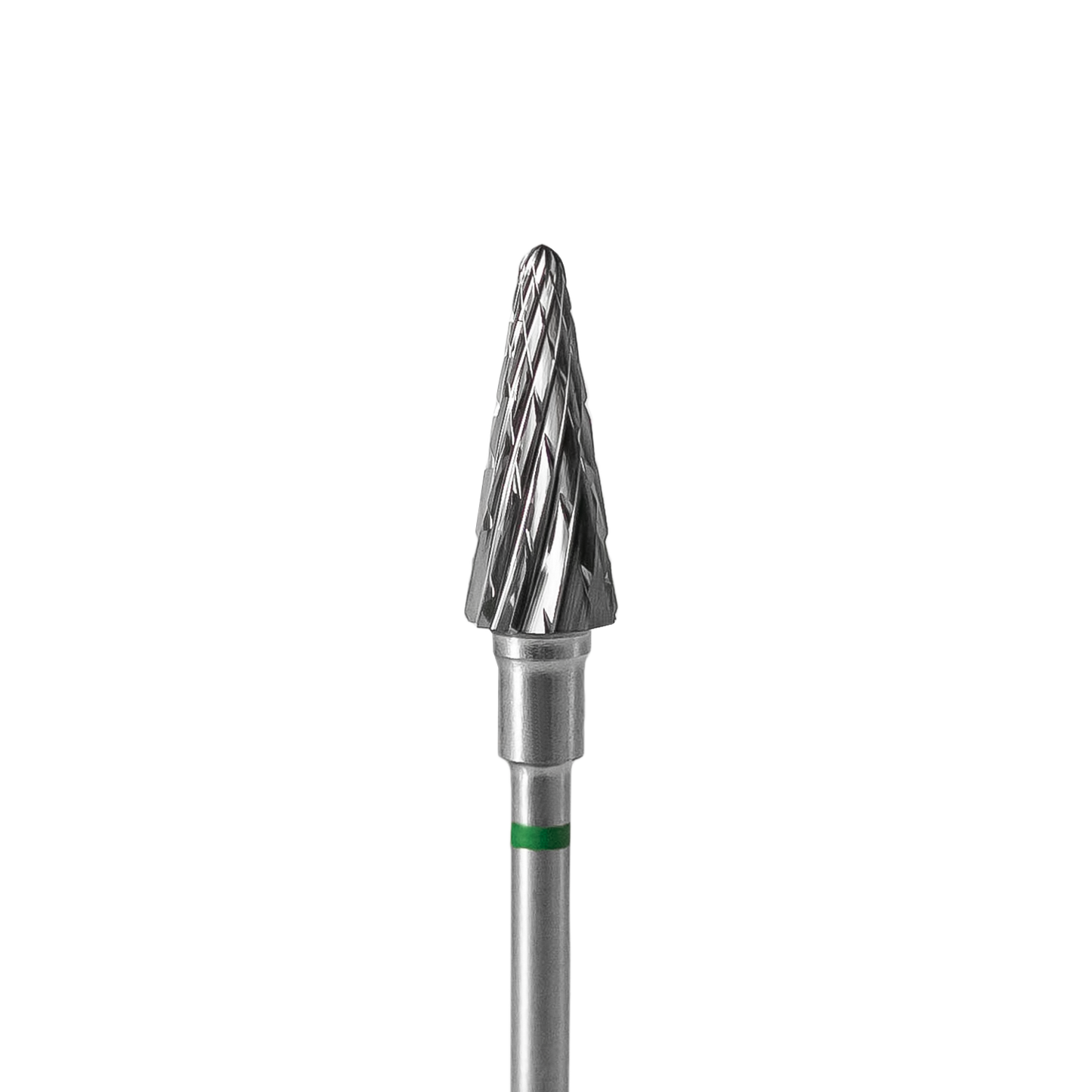 Carbide nail drill bit cone green EXPERT head diameter 6 mm / working part 14 mm (FT71G060/14)