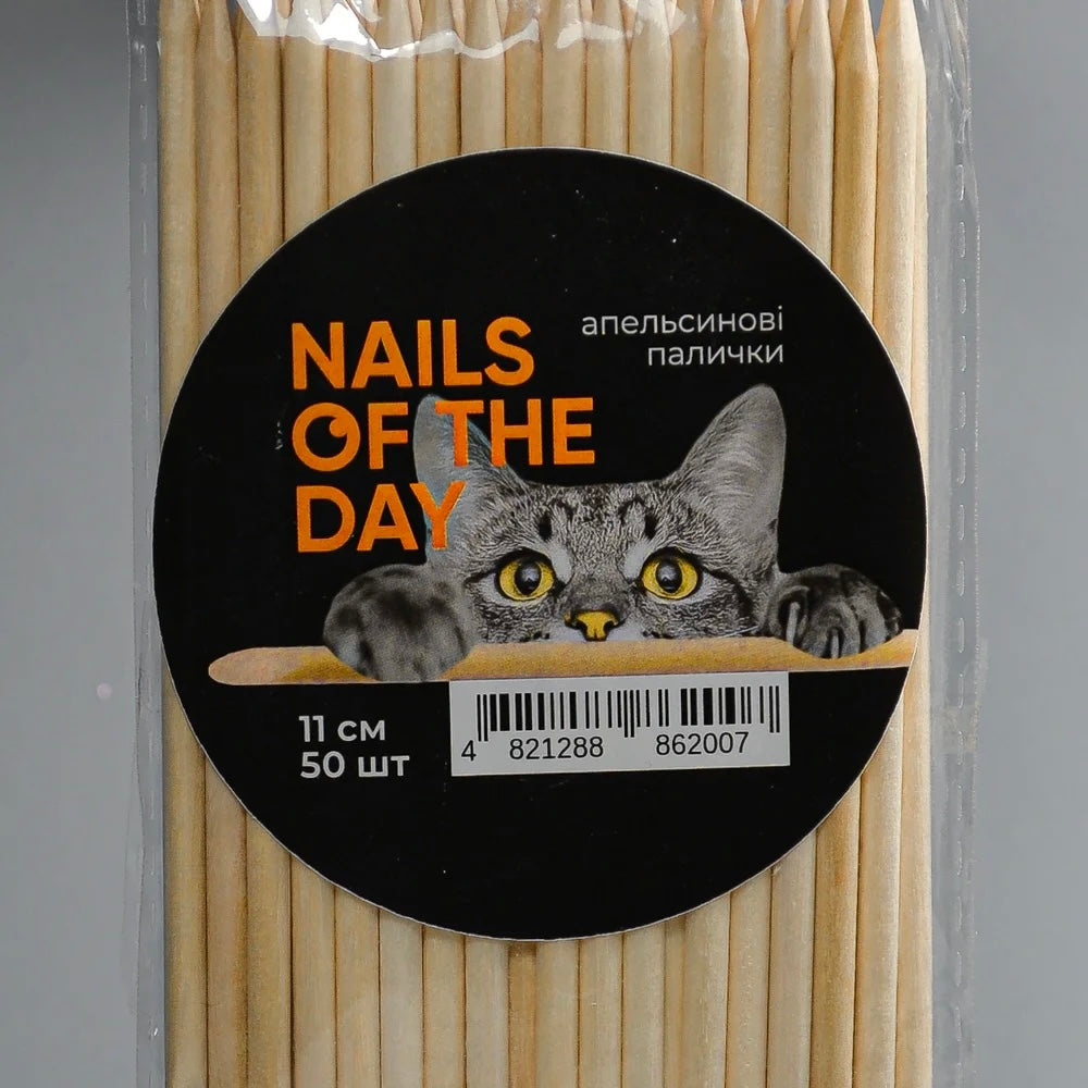 NOTD Orange sticks 11cm - 50pcs