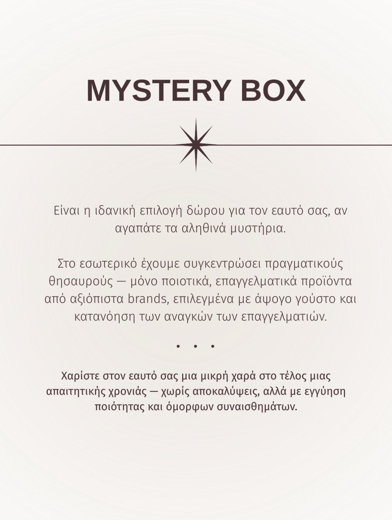 CHRISTMAS MYSTERY BOX