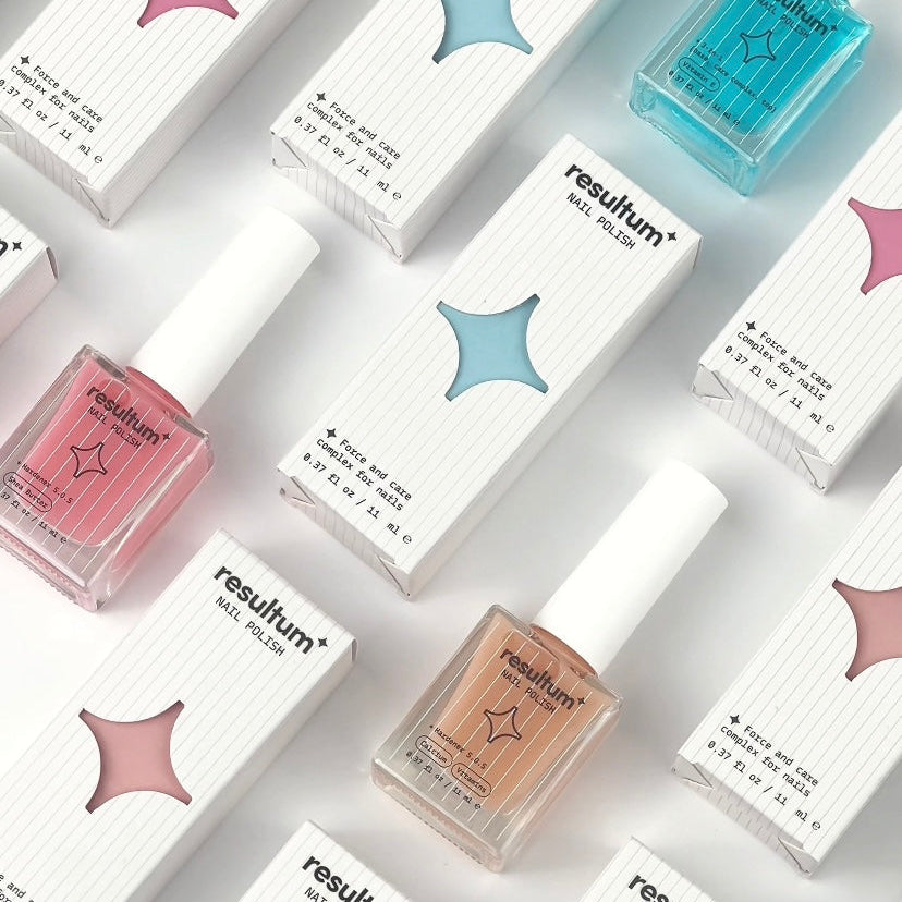 Resultum Nail polish Vitamin E 3-in-1: base, care, top - 11 ml