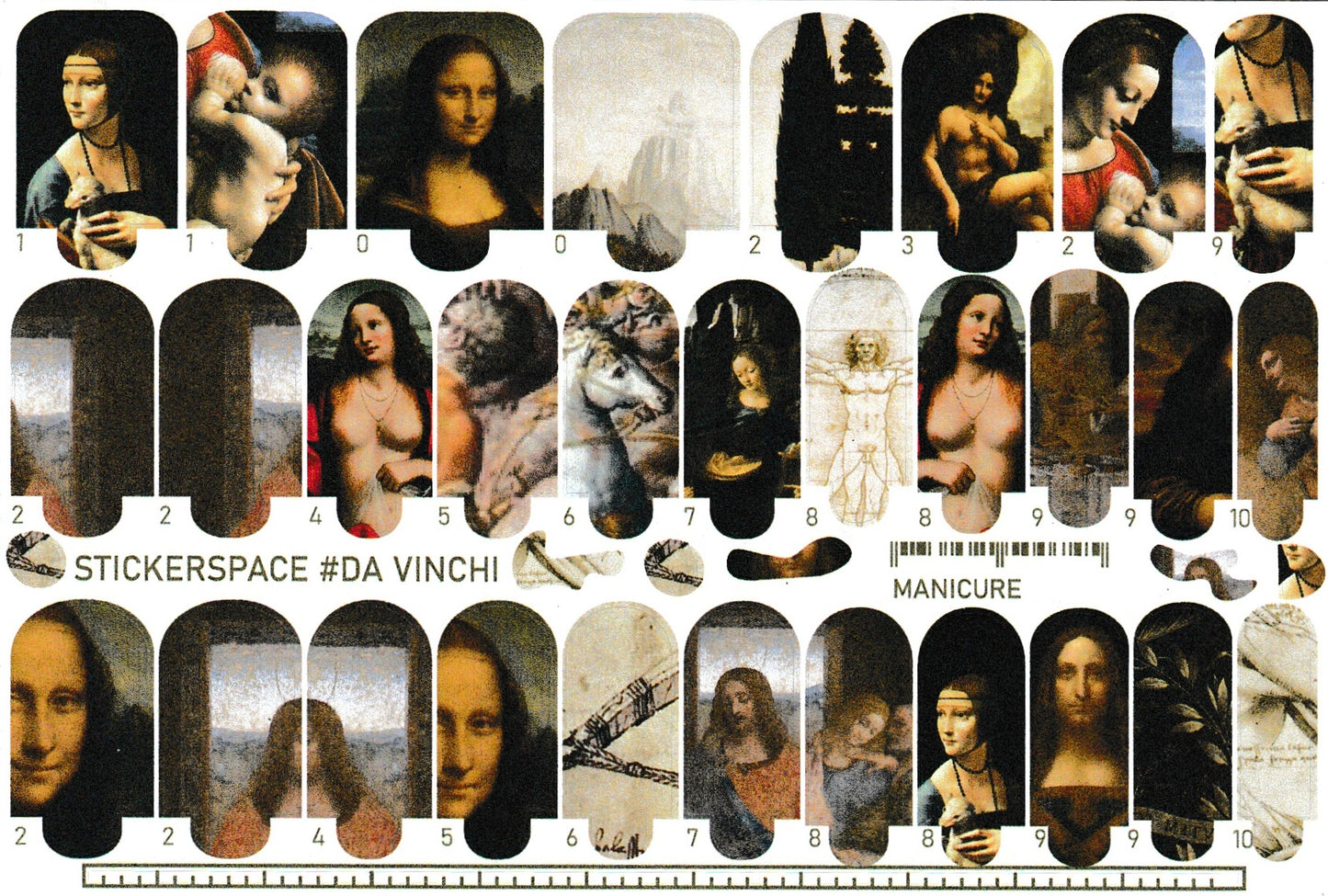 STICKERSPACE manicure WRAP - Da Vinchi