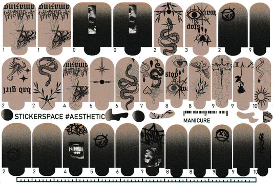STICKERSPACE manicure WRAP - aesthetic
