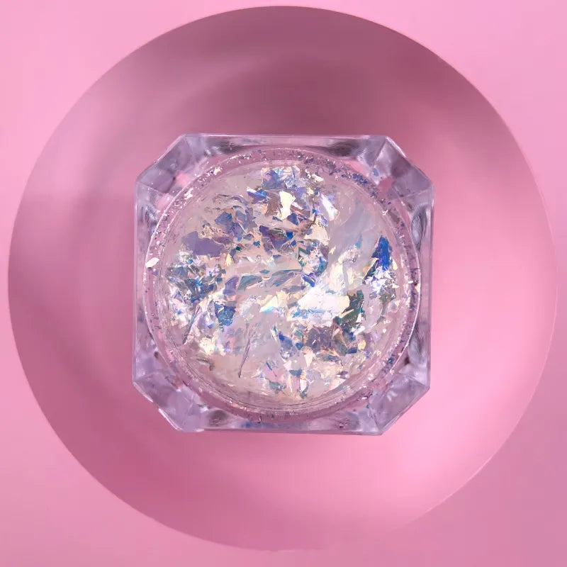 LUNAmoon 'BROKEN GLASS' dry glitter set - 6 pcs