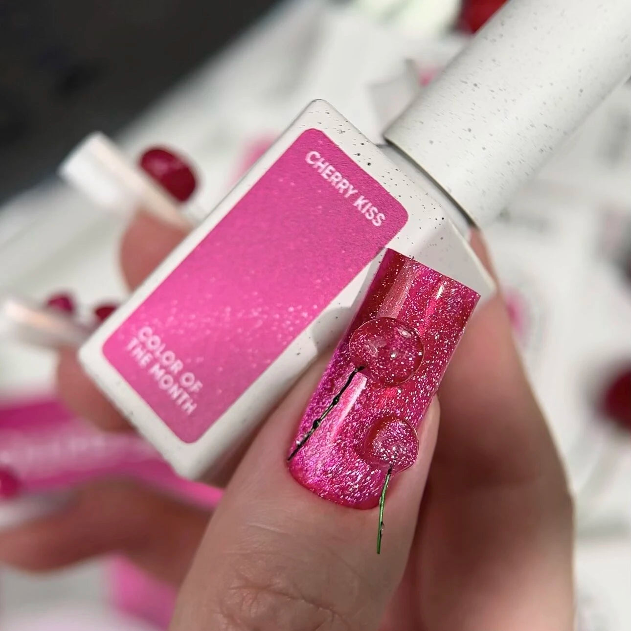 NOTD Color of the month - June25 ‘Cherry kiss’