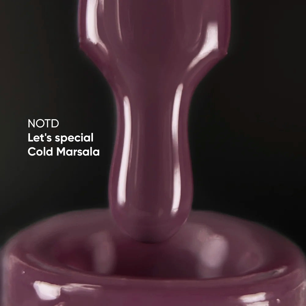 NOTD gel polish "Cold Marsala" 377 - 10 ml