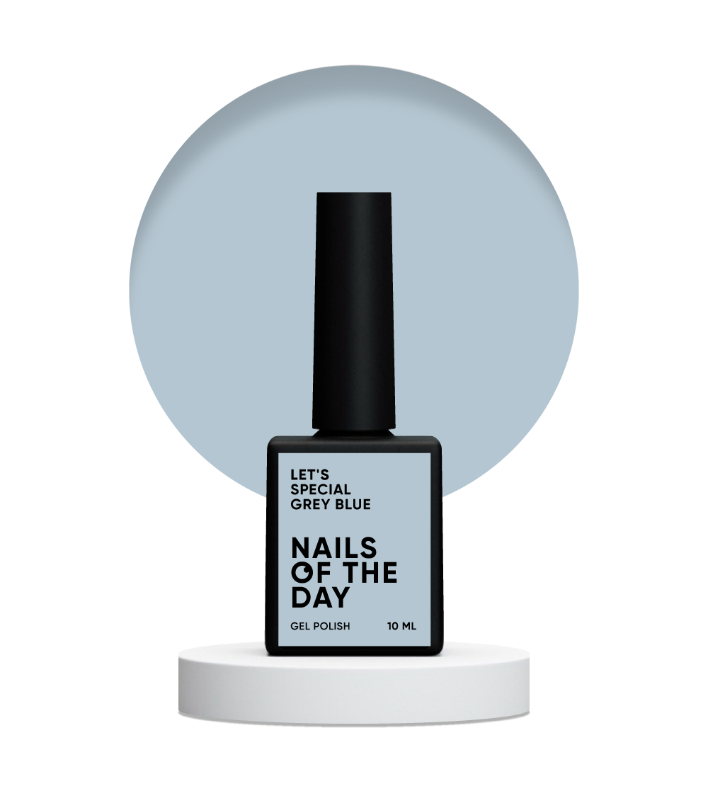 NOTD "Let's special" γκρι μπλε βερνίκι gel - 10 ml