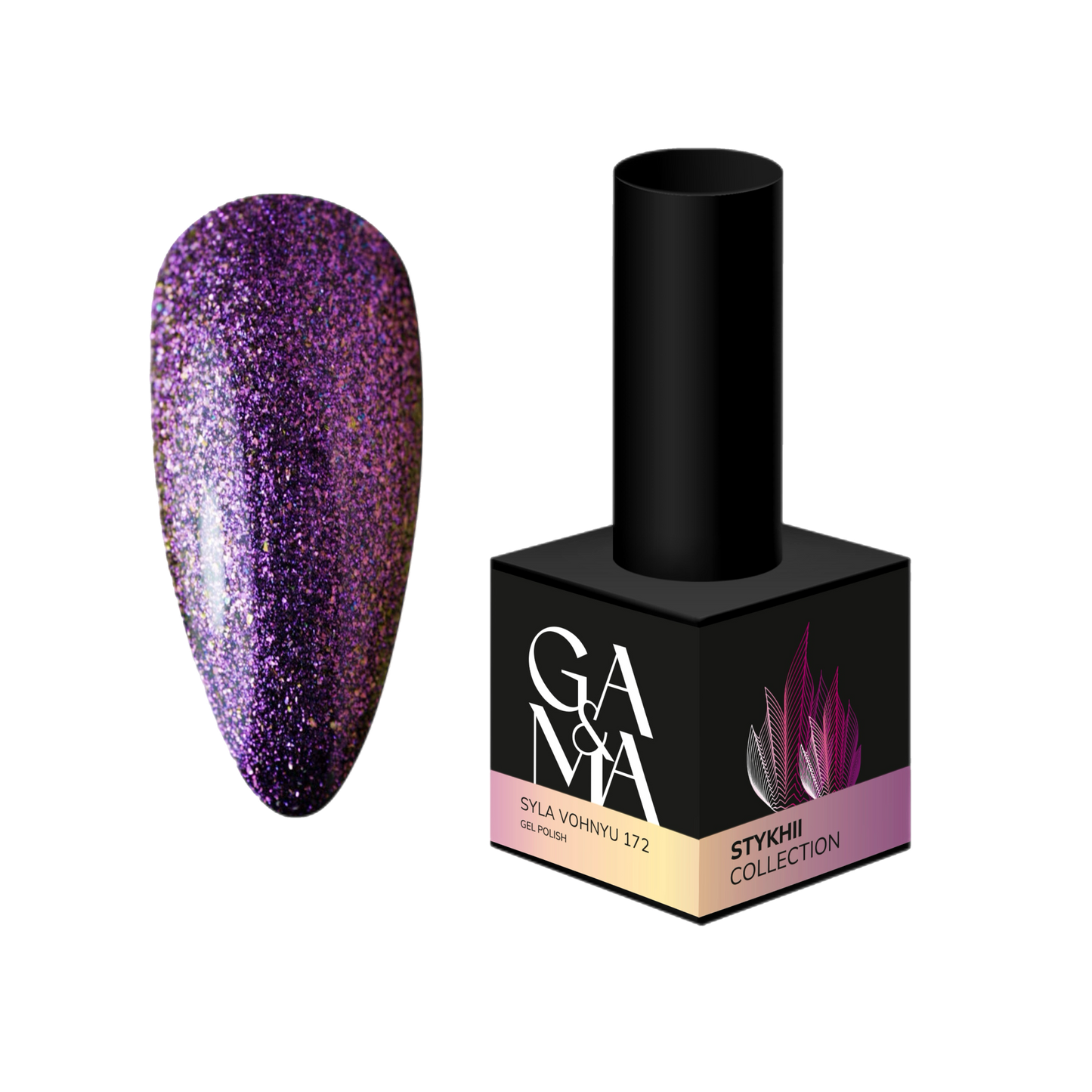 GA&MA gel polish 172 "Syla vohnu" - 10 ml