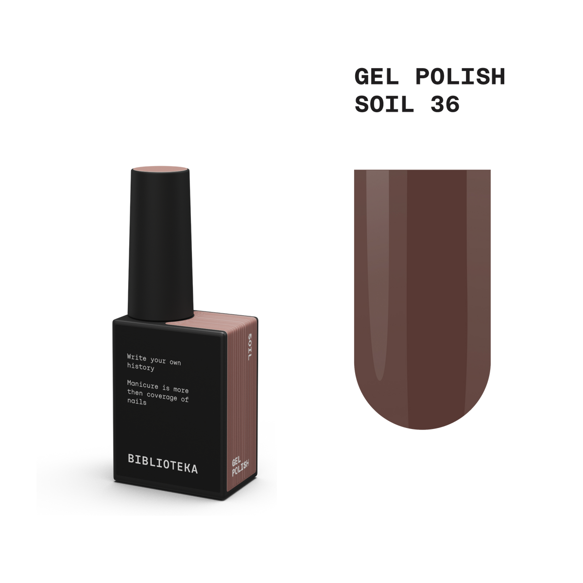 BIBLIOTEKA gel polish SOIL 36 - 10 ml