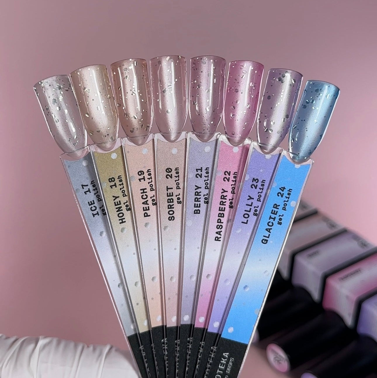 BIBLIOTEKA cat eye gel polish set DROPS №17 - 24 🐇
