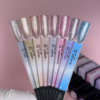 BIBLIOTEKA cat eye gel polish set DROPS №17 - 24 🐇