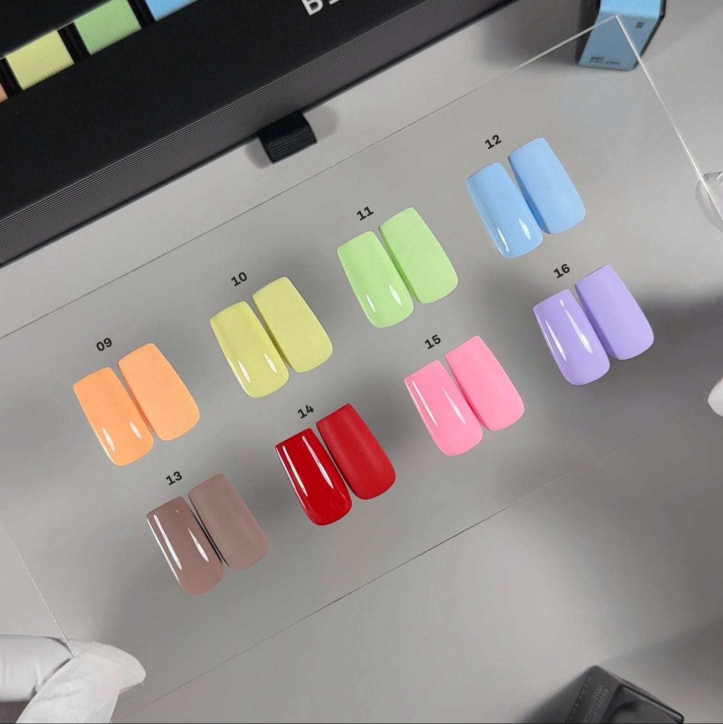 BIBLIOTEKA gel polish set ICED MOOD №09 - 16