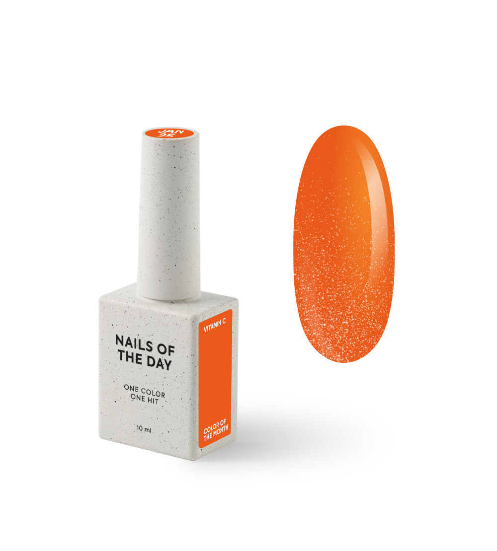 NOTD Color of the month - January25 ‘Vitamin C’