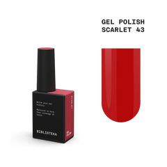 BIBLIOTEKA gel polish SCARLET 43 - 10 ml