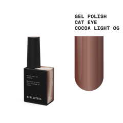 BIBLIOTEKA cat eye gel polish COCOA LIGHT 06 - 10 ml
