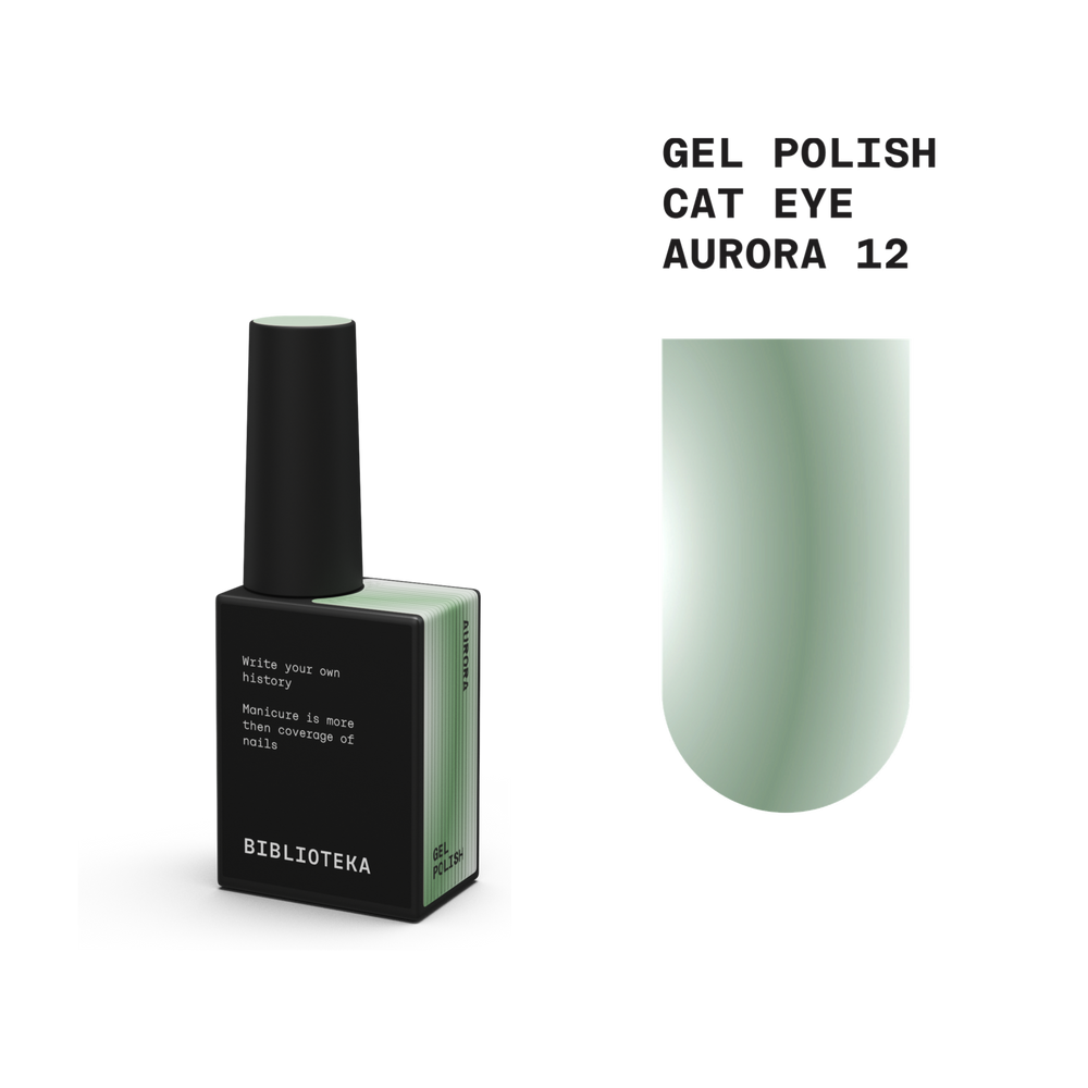 BIBLIOTEKA cat eye gel polish AURORA 12 - 10 ml