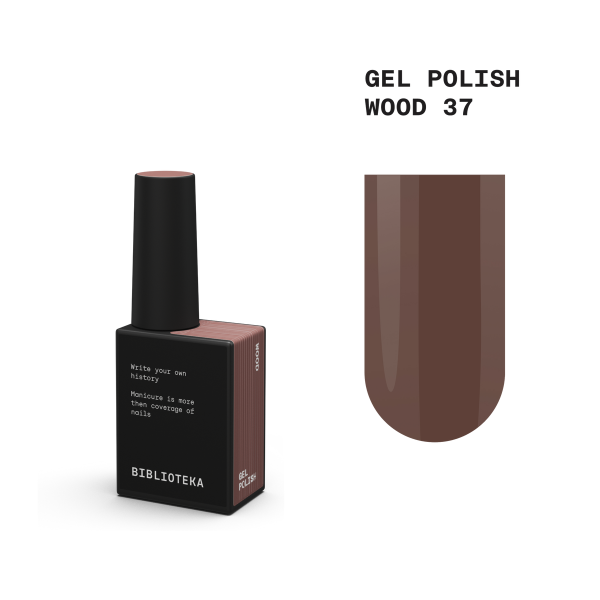 BIBLIOTEKA gel polish WOOD 37 - 10 ml