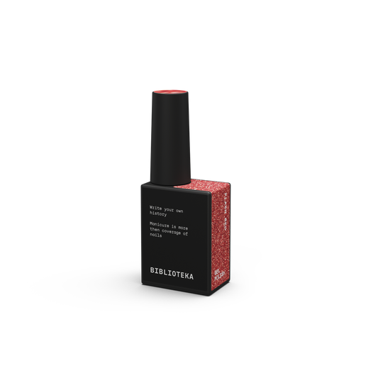 BIBLIOTEKA gel polish FLASH RED - 10 ml