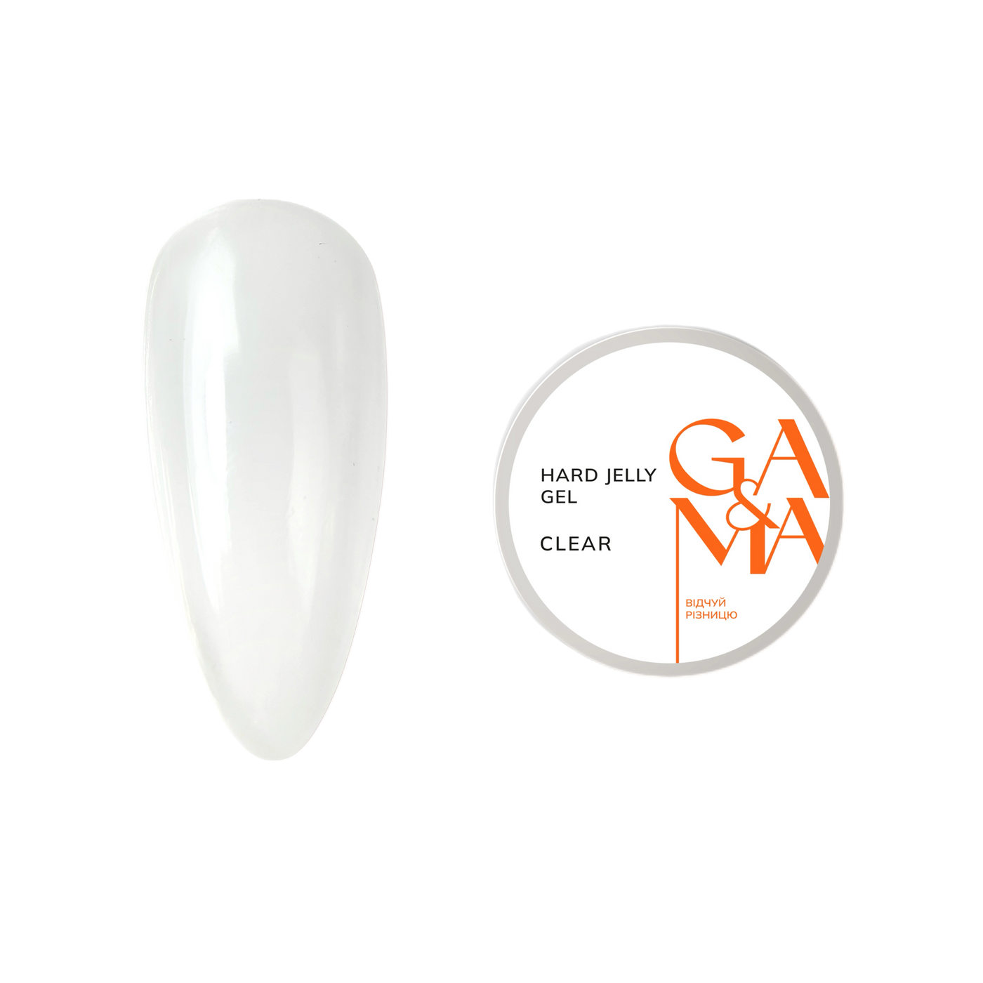GA&MA Hard jelly gel "Clear"