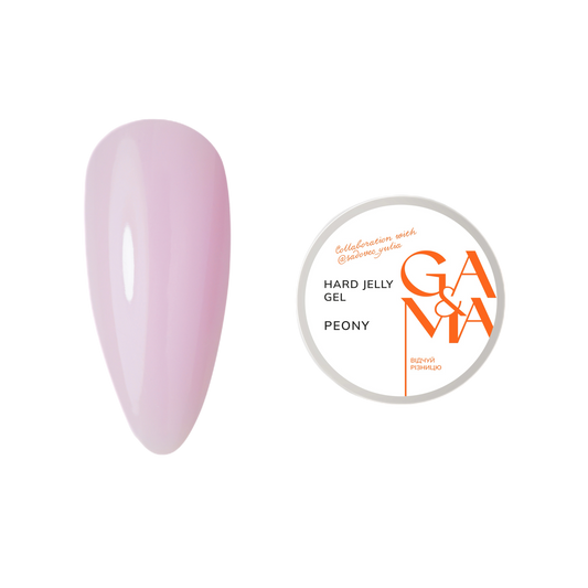 GA&MA Hard jelly gel "Peony"