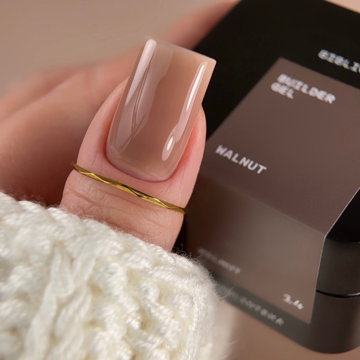 BIBLIOTEKA builder gel WALNUT 14 - 30 ml