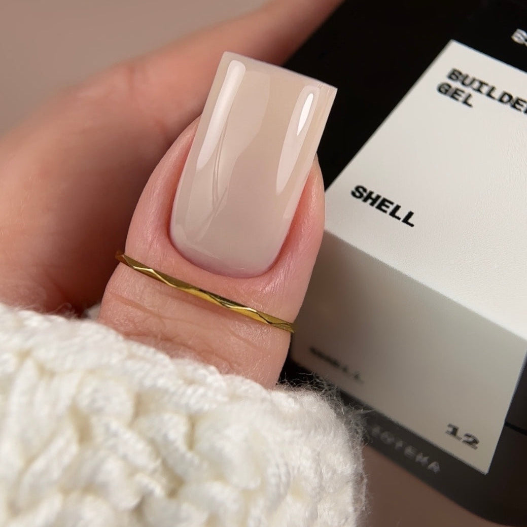 BIBLIOTEKA builder gel SHELL 12 - 30 ml