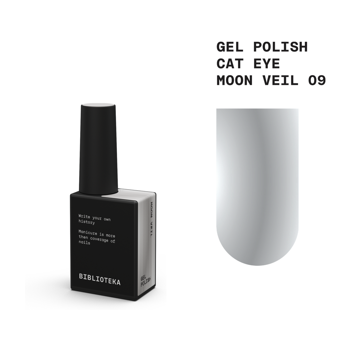BIBLIOTEKA cat eye gel polish MOON VEIL 09 - 10 ml