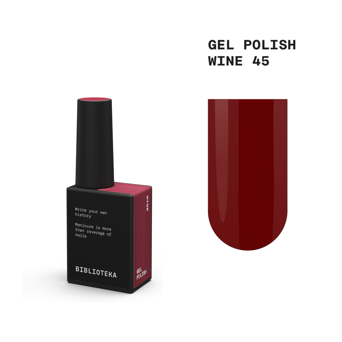 BIBLIOTEKA gel polish WINE 45 - 10 ml