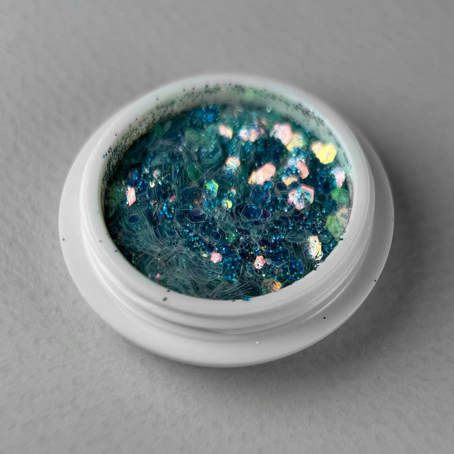 Glitter (hexagon mix - blue)