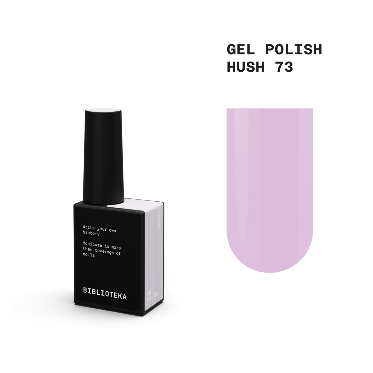 BIBLIOTEKA gel polish HUSH 73 - 10 ml