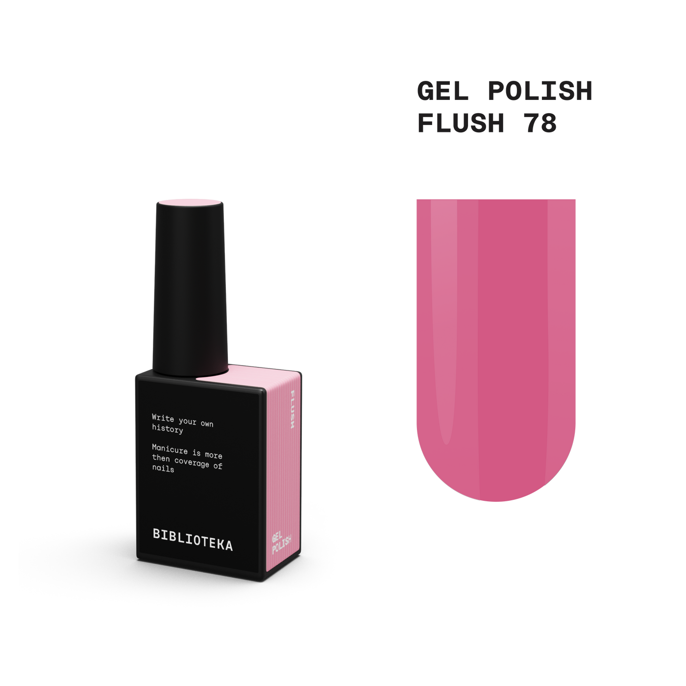 BIBLIOTEKA gel polish FLUSH 78 - 10 ml