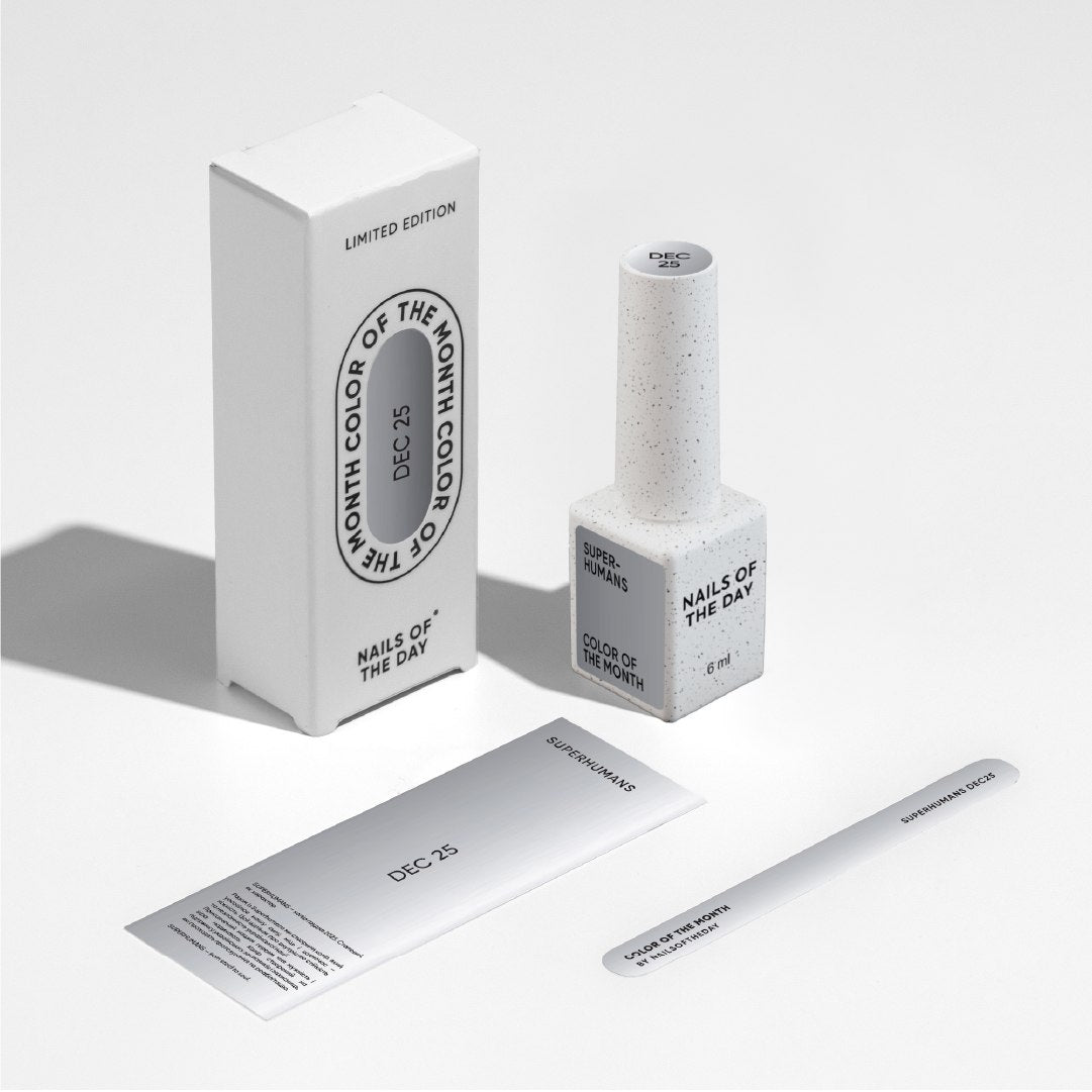 NOTD Color of the month - December25 ‘SUPERHUMANS’