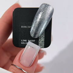 BIBLIOTEKA line paint SILVER - 5 ml