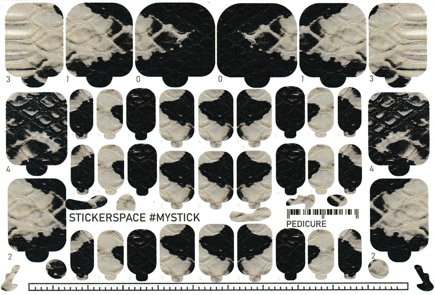 STICKERSPACE pedicure WRAP - mystick