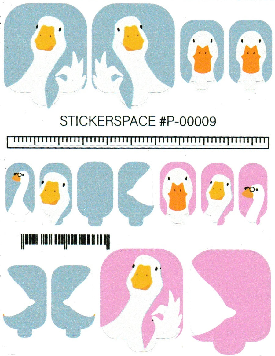 STICKERSPACE pedicure WRAP mini #P-00009