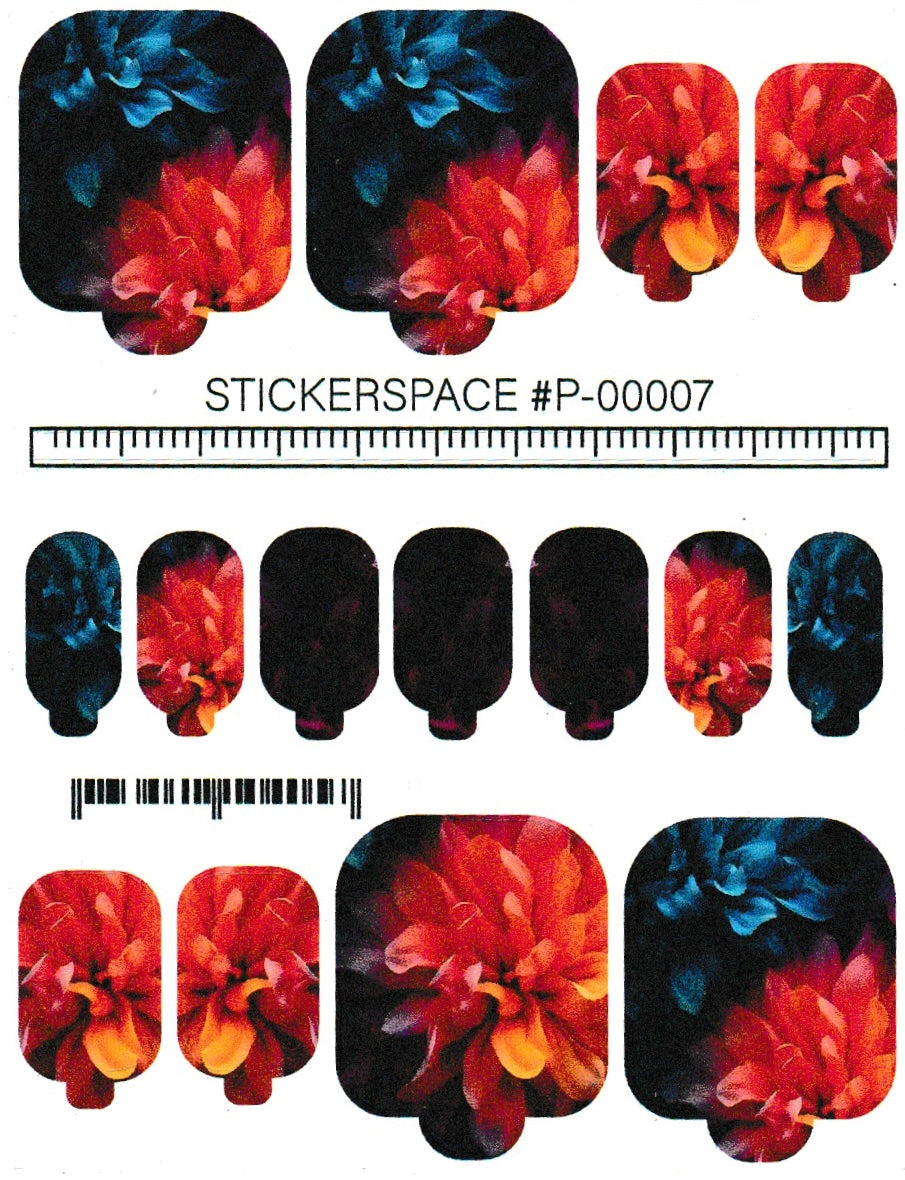 STICKERSPACE pedicure WRAP mini #P-00007