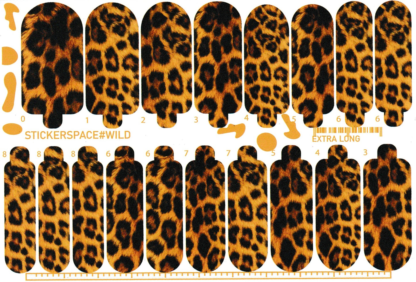 STICKERSPACE manicure WRAP XL - wild