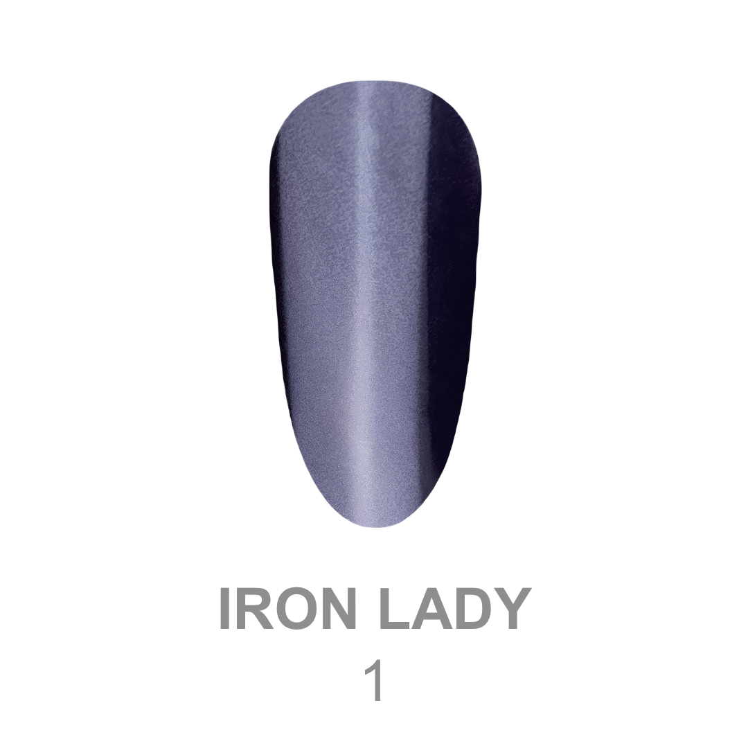LUNAmoon 'IRON LADY' nail powder set - 6 pcs