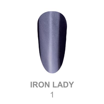 LUNAmoon 'IRON LADY' nail powder set - 6 pcs
