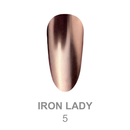 LUNAmoon 'IRON LADY' nail powder set - 6 pcs