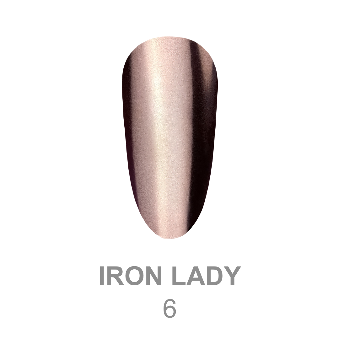 LUNAmoon 'IRON LADY' nail powder set - 6 pcs