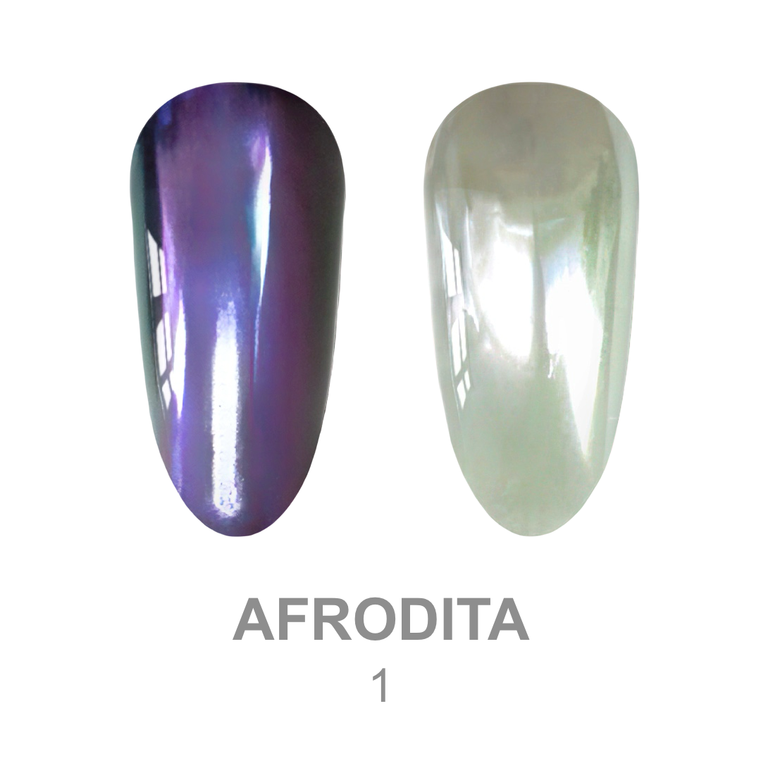 LUNAmoon 'AFRODITA' nail powder set - 6 pcs
