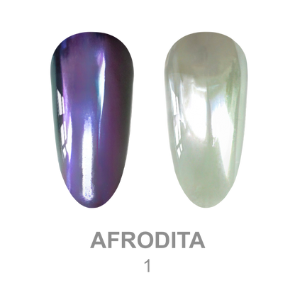 LUNAmoon 'AFRODITA' nail powder set - 6 pcs