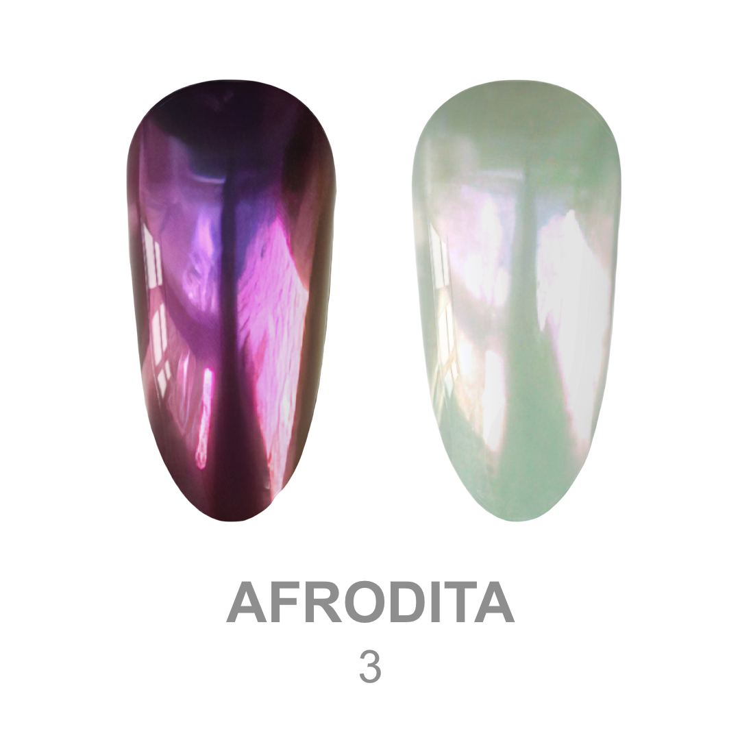 LUNAmoon 'AFRODITA' nail powder set - 6 pcs