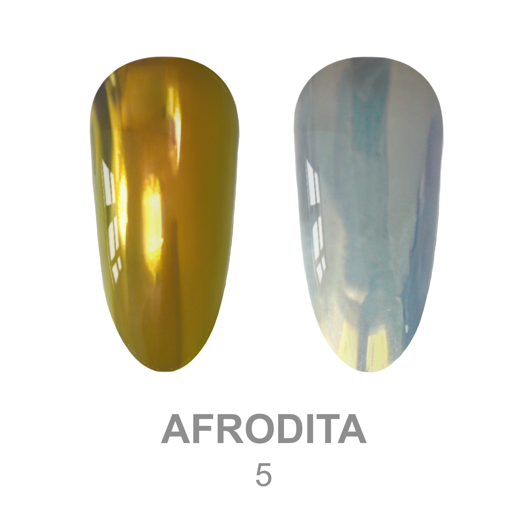 LUNAmoon 'AFRODITA' nail powder set - 6 pcs
