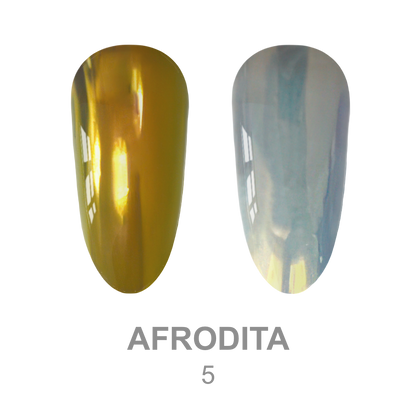 LUNAmoon 'AFRODITA' nail powder set - 6 pcs